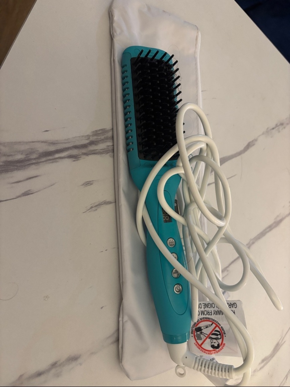 Moroccanoil Teal Paddle Styling Brush NWOT
